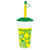 Tall Plastic 16 oz Lemonade Cup with Dome Lid